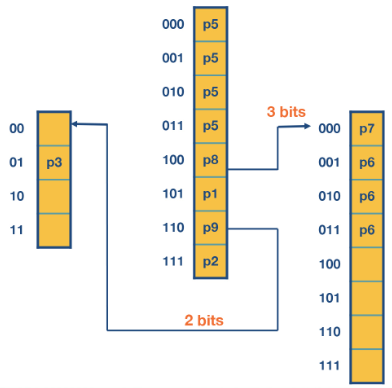 Variable Length Trie